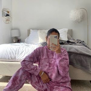 BY Bruno Raspberry Tie-Dye Sweat Set